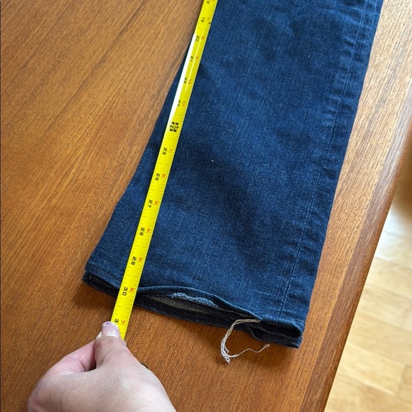 For all man kind kimmie straight leg  Women's Blue Jeans size 24 - Picture 8 of 13